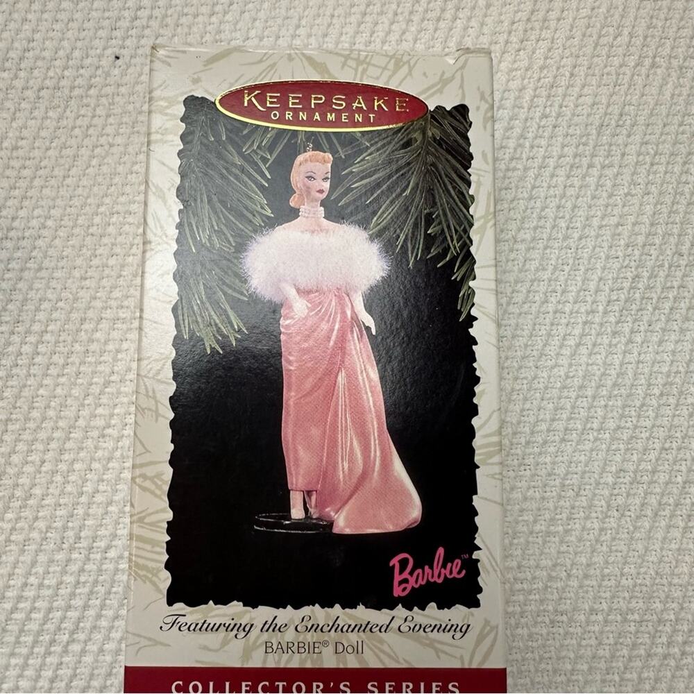 Hallmark Keepsake Ornament ~ Barbie Featuring the Enchanted Evening 1996 - Picture 4 of 10